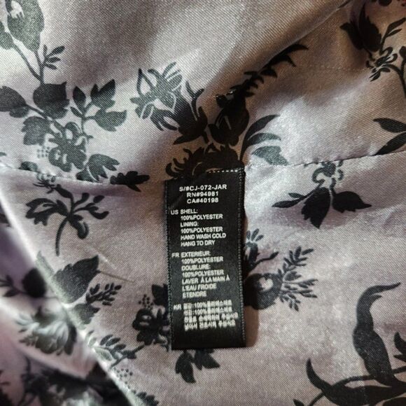 red corduroy double-breasted jacket / classic tailored coat – women’s S - Picture 5 of 10